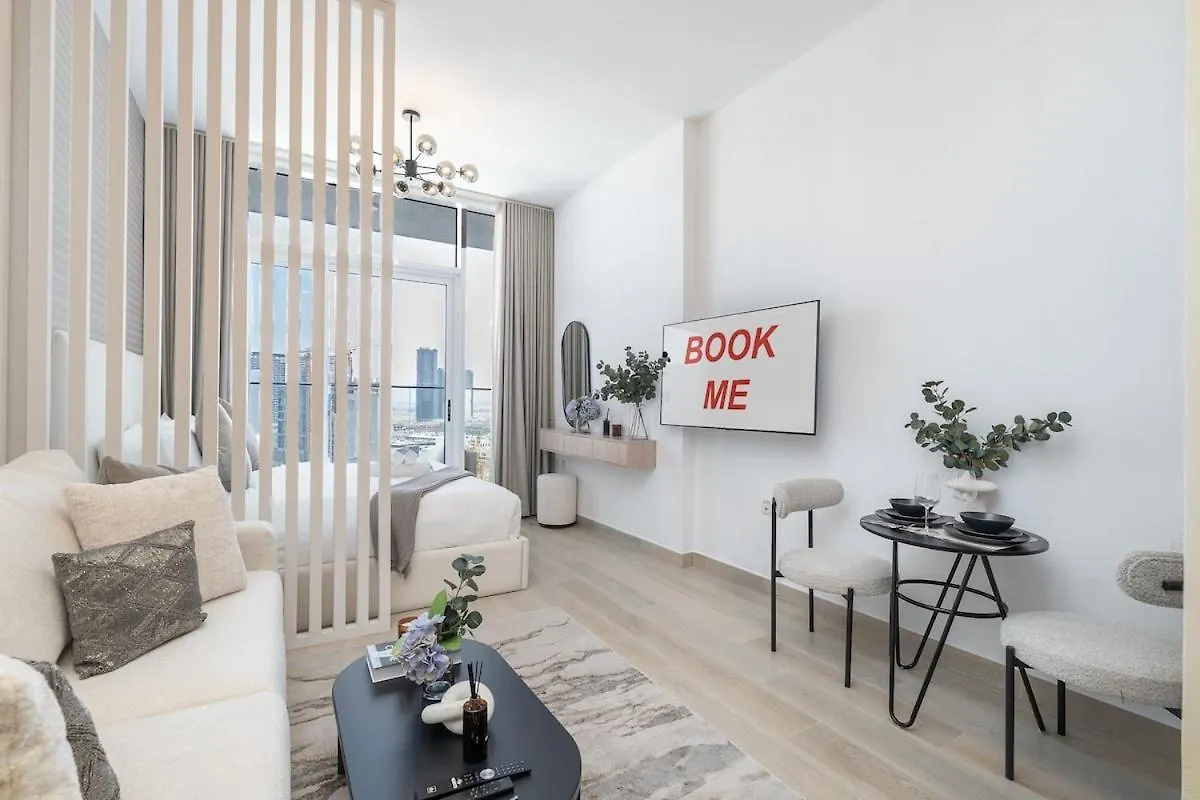 Elegant Studio Apartment With Skyline View In Jvc Дубай