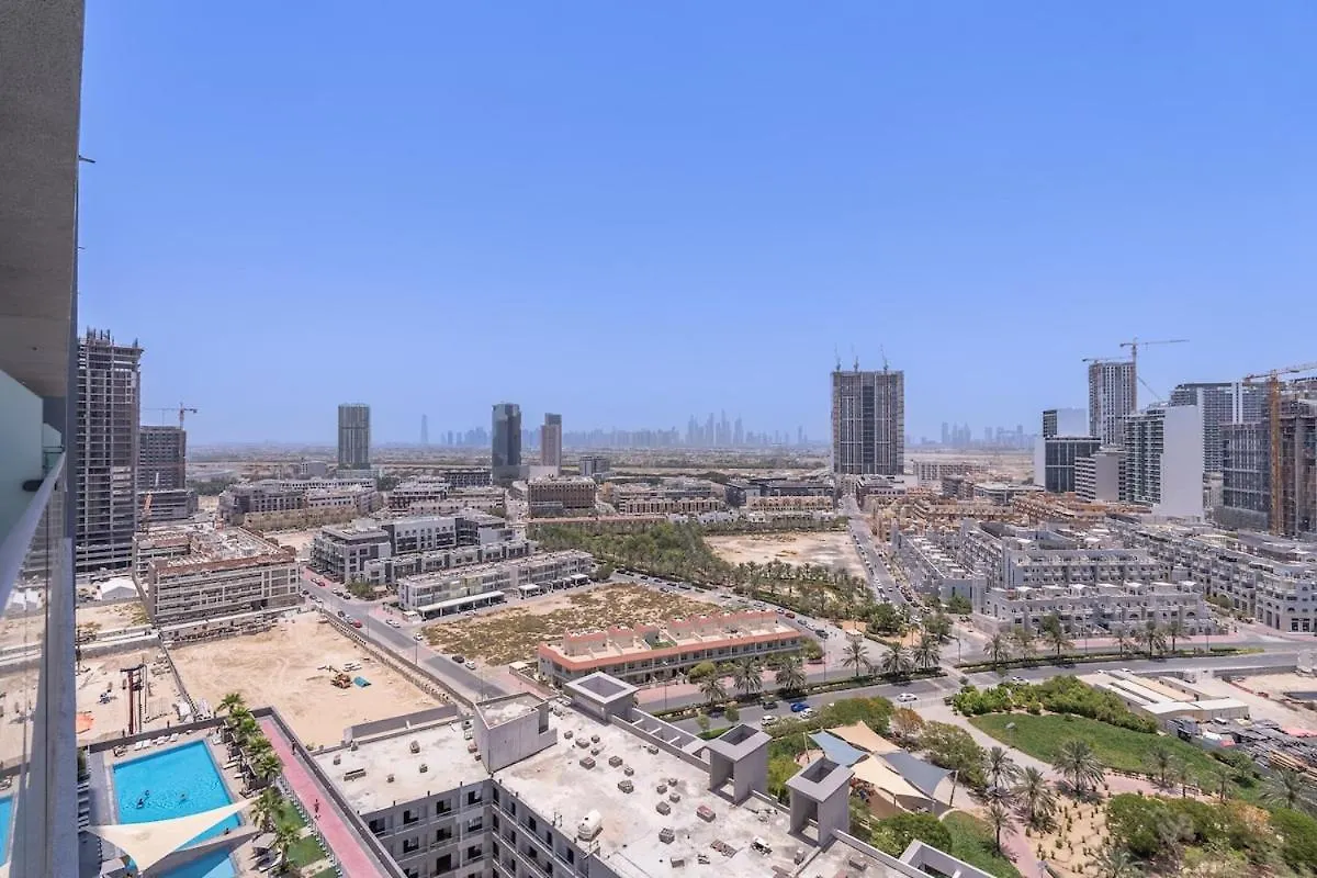 Elegant Studio Apartment With Skyline View In Jvc Дубай ОАЭ
